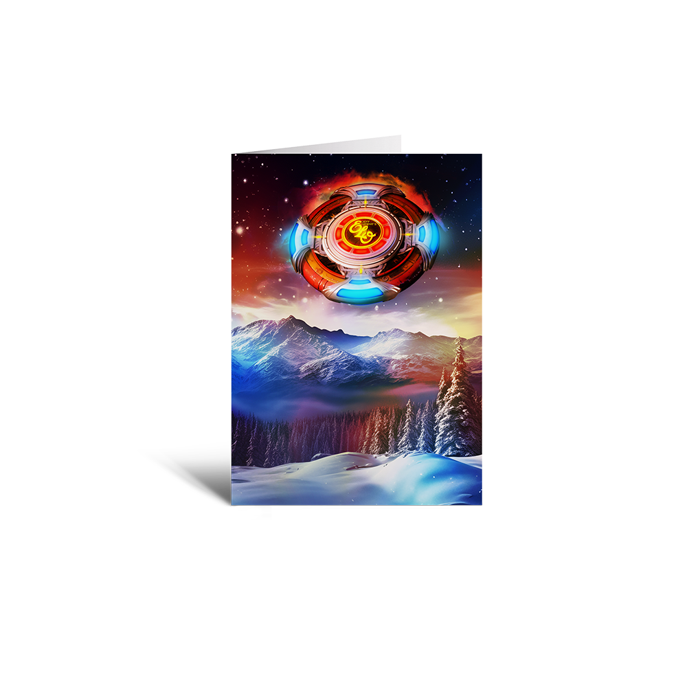 ELO - Winter Spaceship Greeting Card