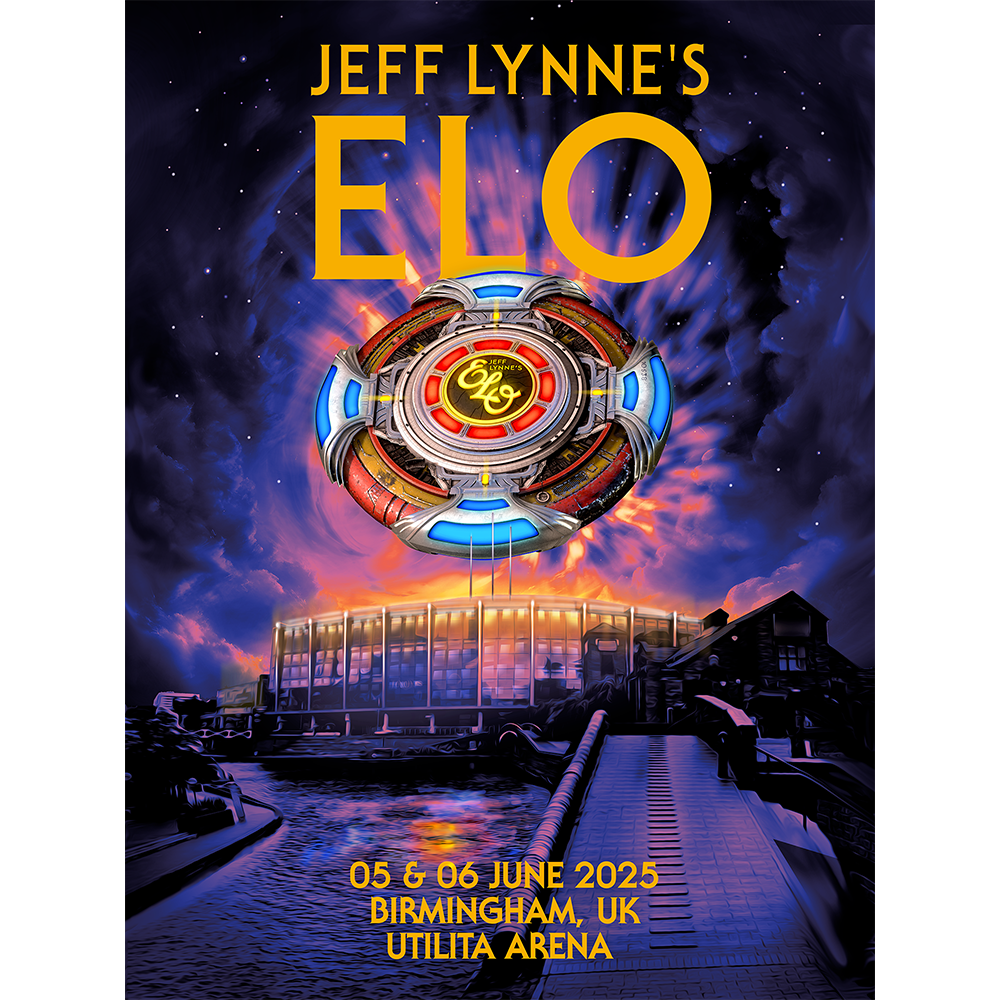 ELO - 2025 Tour Birmingham Poster