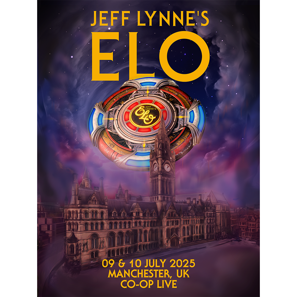 ELO - 2025 Tour Manchester Poster